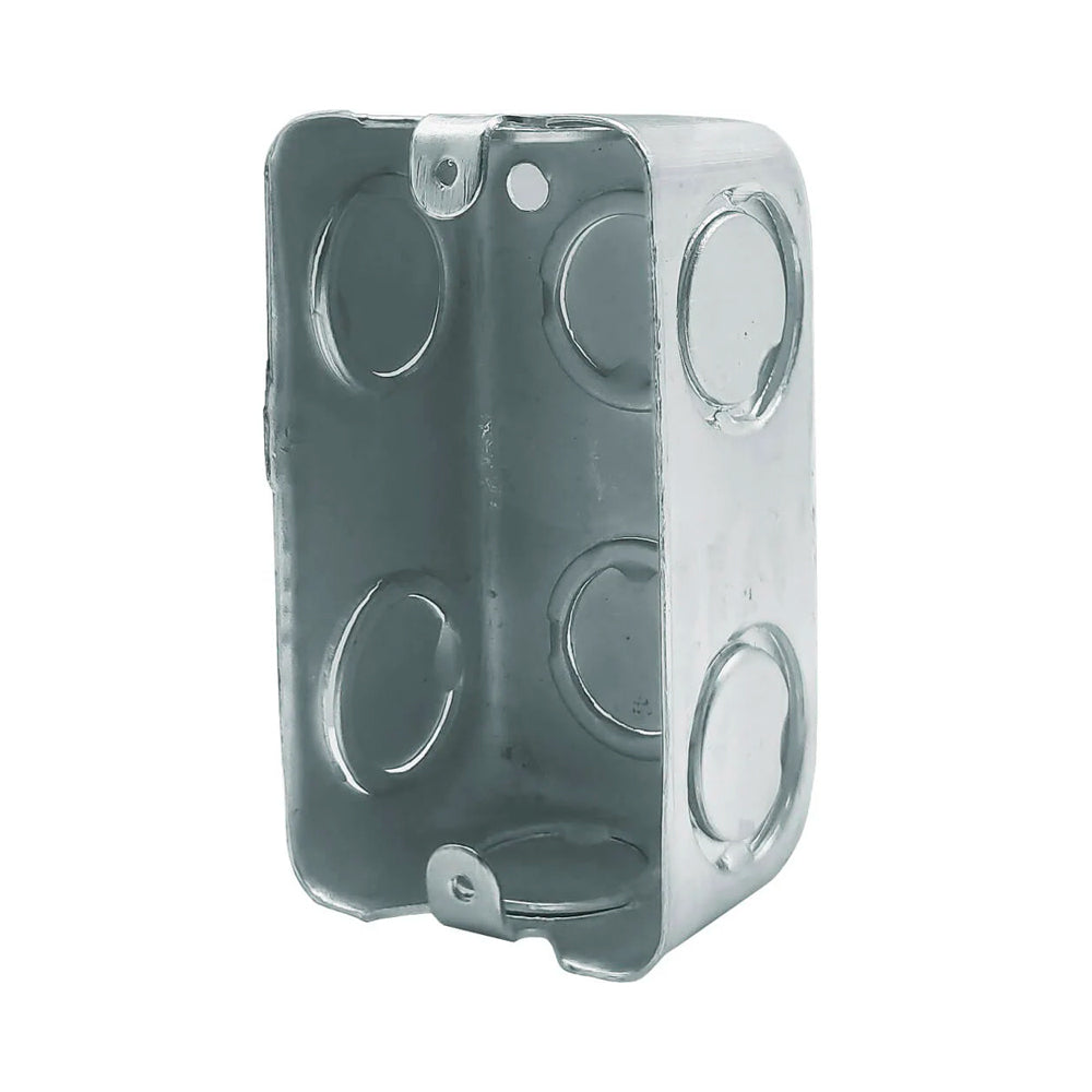 CAJA CHALUPA GALVANIZADA CHIQUEADOR 1/2" Y 3/4"