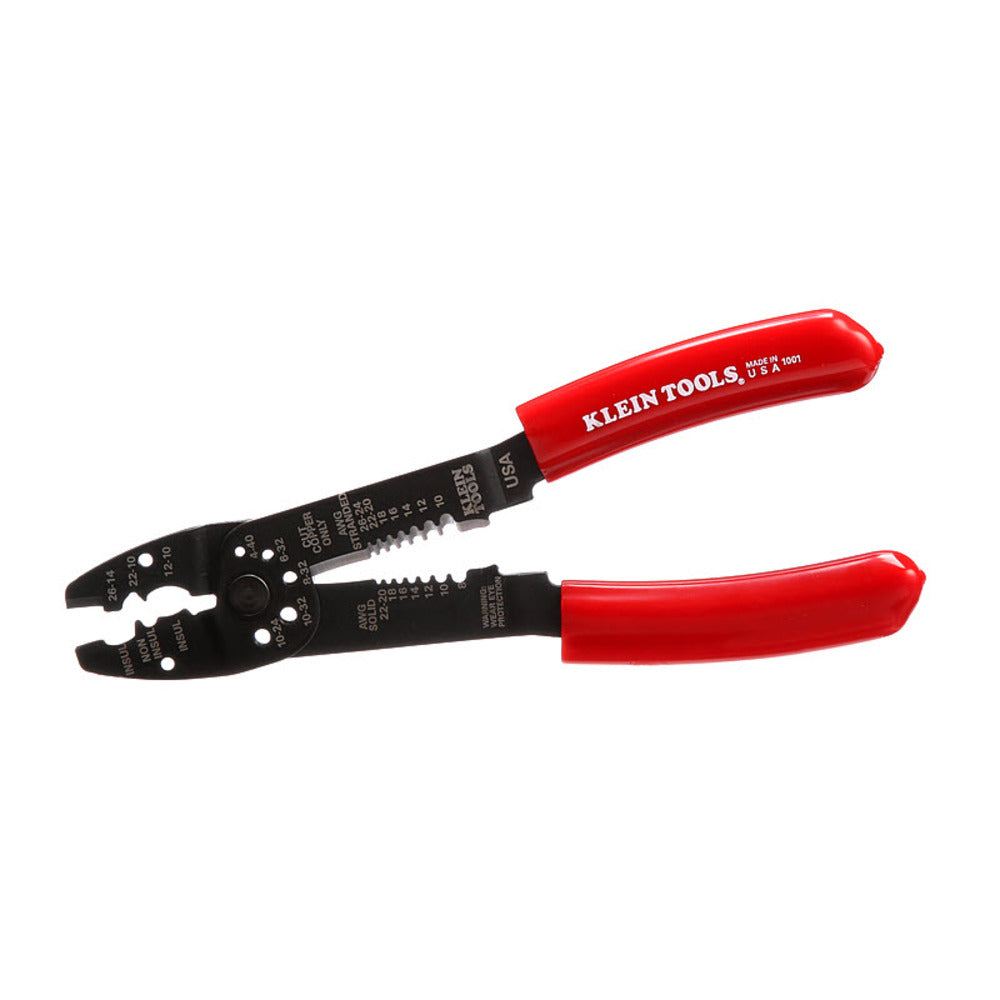 PINZA PELACABLES PONCHADORA Y CORTACABLES CAL. 8-22AWG KLEIN TOOLS