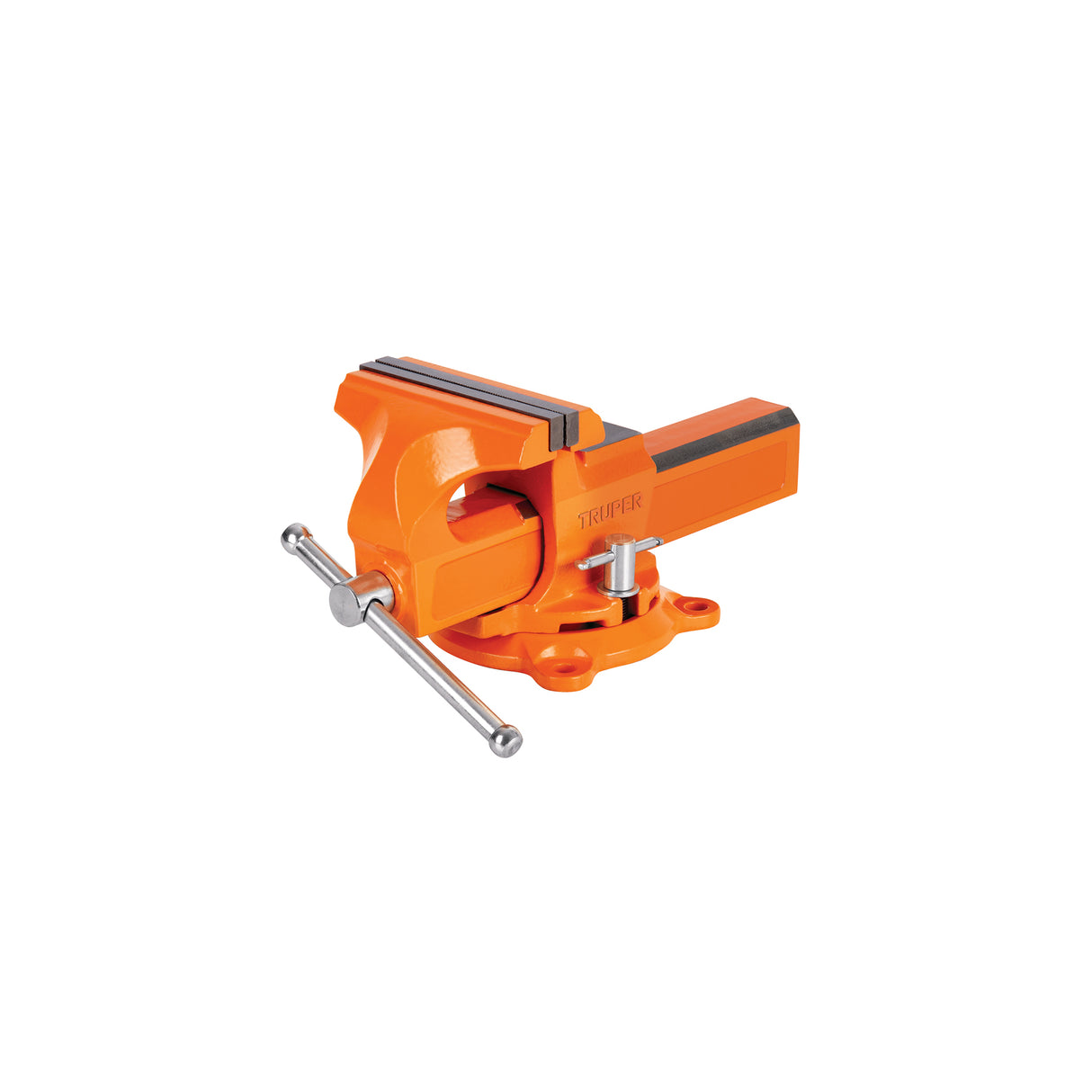 TORNILLO DE BANCO 6" TIPO EUROPEO DE HIERRO NODULAR TRUPER