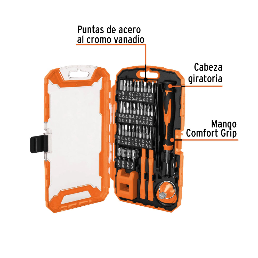 JUEGO PARA REPARACION DE ELECTRONICA 77 PZAS JGO-TEL-77 100373 TRUPER