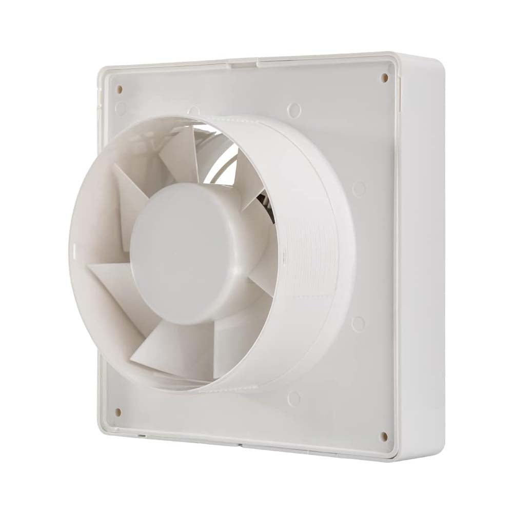 EXTRACTOR RESIDENCIAL CUADRADO ECONOMICO 6" BLANCO