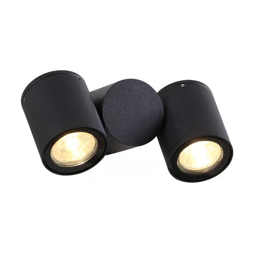 LUMINARIA ARBOTANTE DE EXTERIOR CON 2 LUCES DE 12 W COLOR NEGRO 100H432MVN TECNOLITE