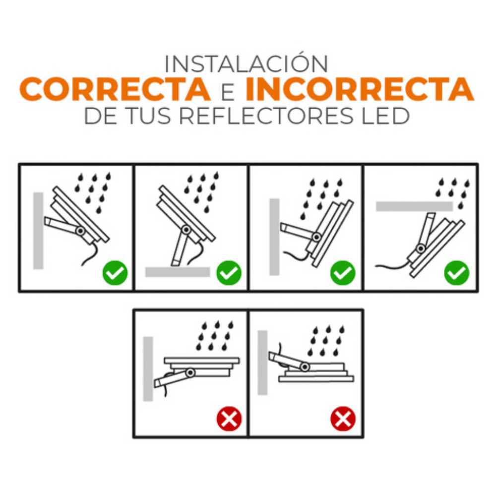 REFLECTOR LED TECNOLITE ALADFAR II DE EXTERIOR 100W LUZ ÁMBAR IP65 NO ATENUABLE LED INTEGRADO***HAE2025***