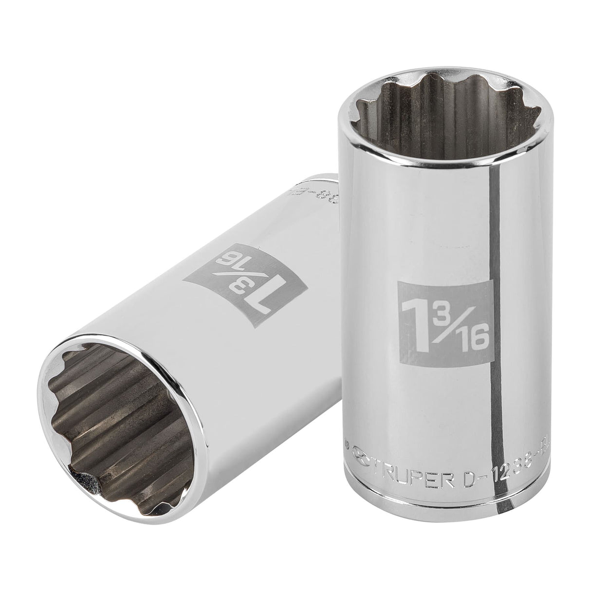 DADO DE 12 PUNTAS LARGO CUADRO 1/2" DE 1 3/16" MCA TRUPER MECANICA