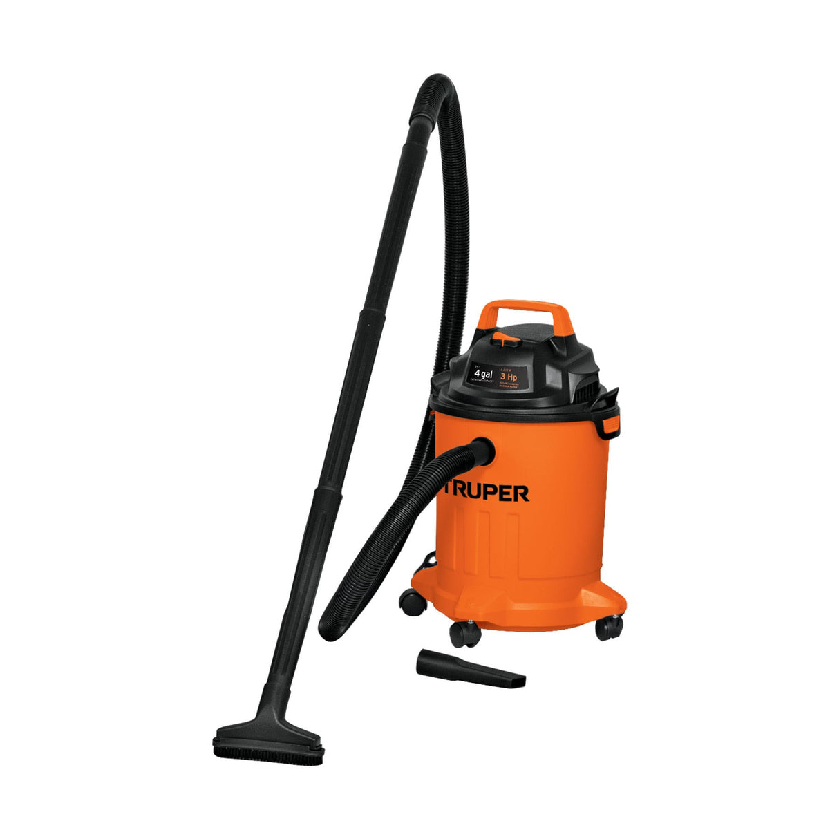 ASPIRADORA PLASTICA PARA LIQUIDOS Y SOLIDOS 15LTS. (5 GAL.) 3HP ASP-04 101508 TRUPER