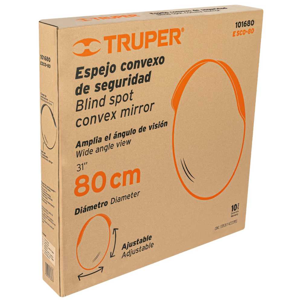 ESPEJO CONVEXO DE 80 CM TRUPER