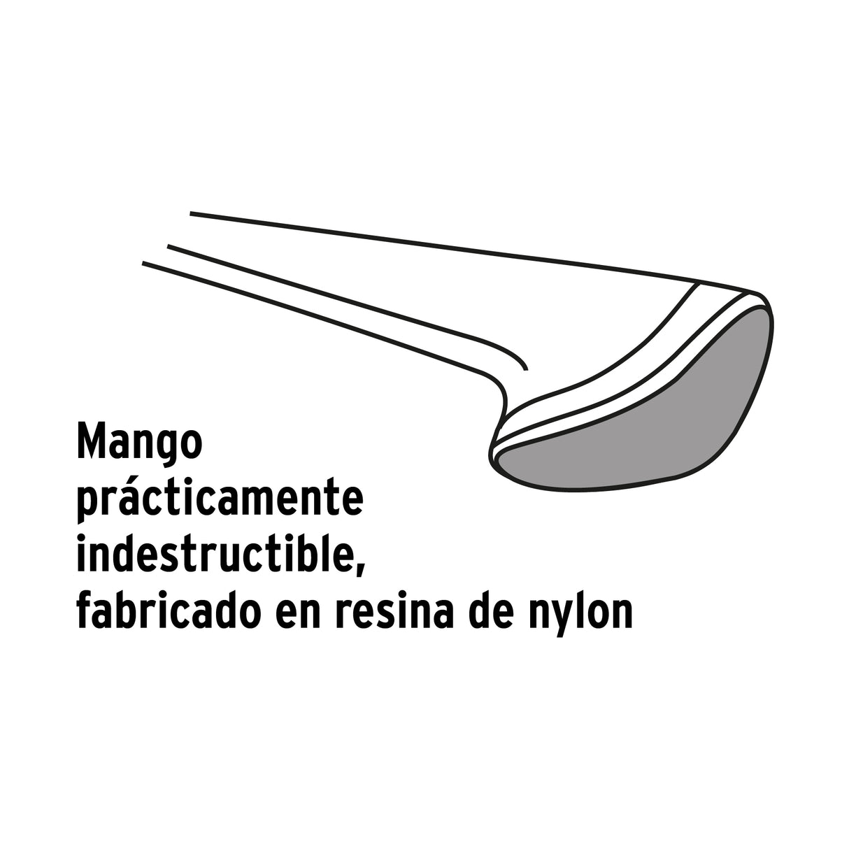 HACHA CAZADORA 1 LB MANGO DE NYLON DE 9" TRUPER VELOCITY HVE-1C