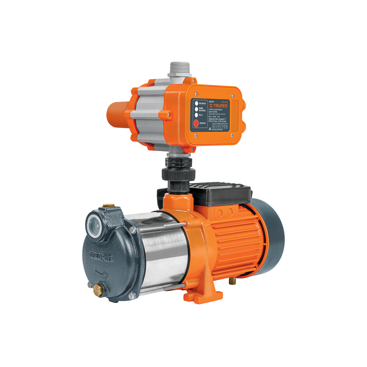 BOMBA PRESURIZADORA MULTIETAPAS 1HP TRUPER