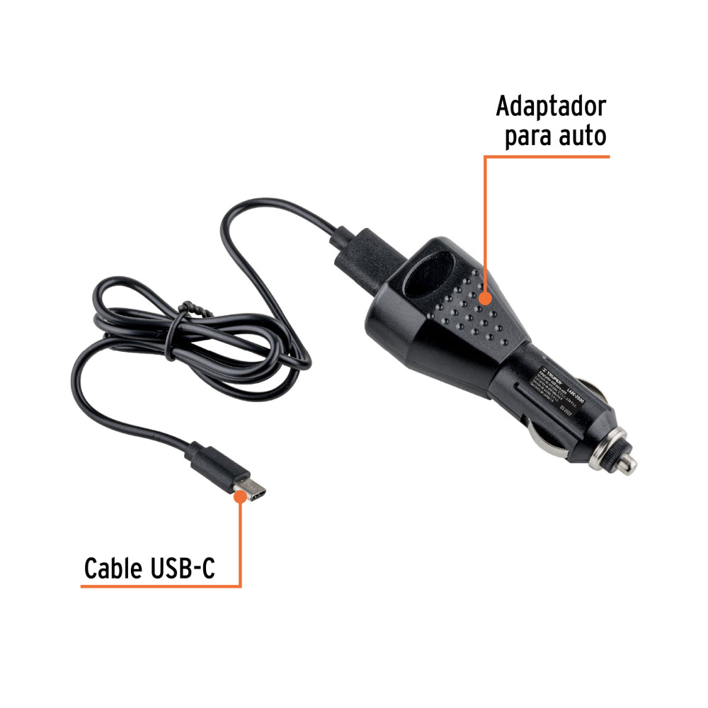 LAMPARA DE LED 900 LM RECARGABLE ALTA POTENCIA TRUPER