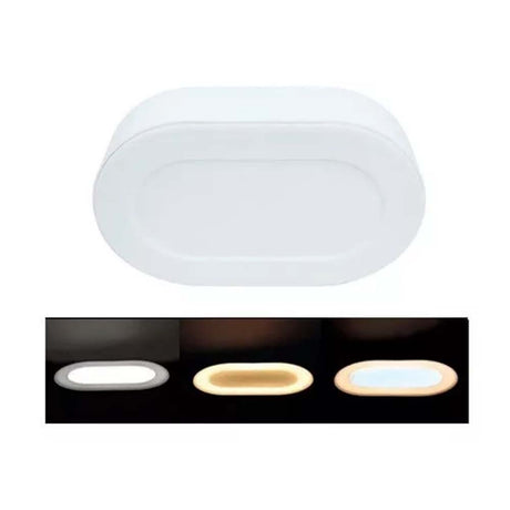 LAMPARA PARA PLAFON OVALADA 3 EN 1 ADIR