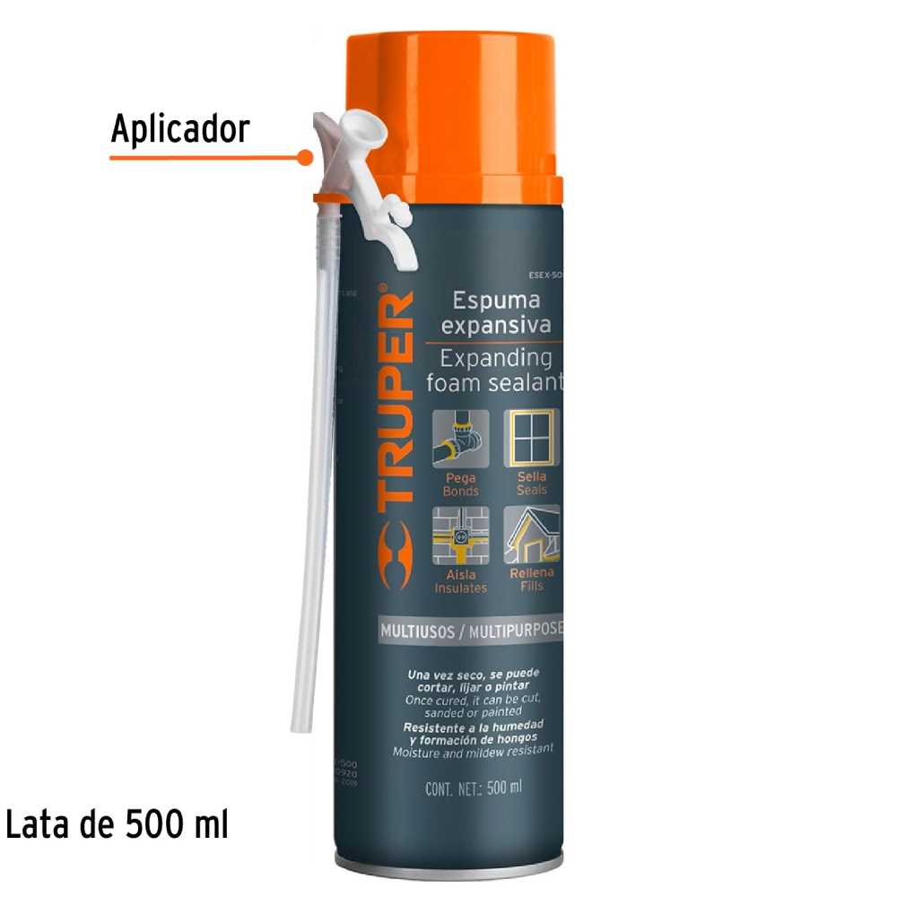 ESPUMA EXPANSIVA 500 ML MCA TRUPER CONSTRUCCION