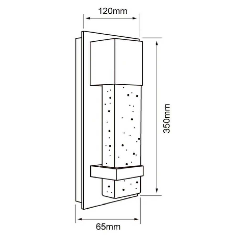 LÁMPARA DE EXTERIOR LED ANDROMEDA TECNOLITE 10W LUZ SUAVE CÁLIDA IP44 ATENUABLE LED INTEGRADO