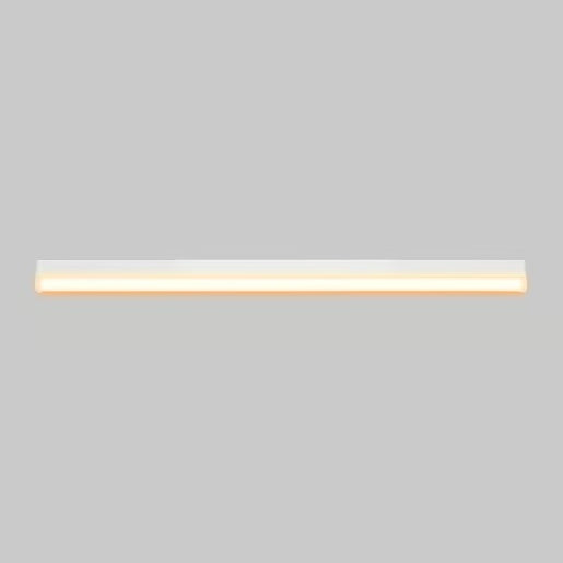 LAMPARA REGLETA LED INTERCONECTABLE 56.9 CM SOBREPONER 10 W LUZ CALIDA BRILLANTE NO ATENUABLE