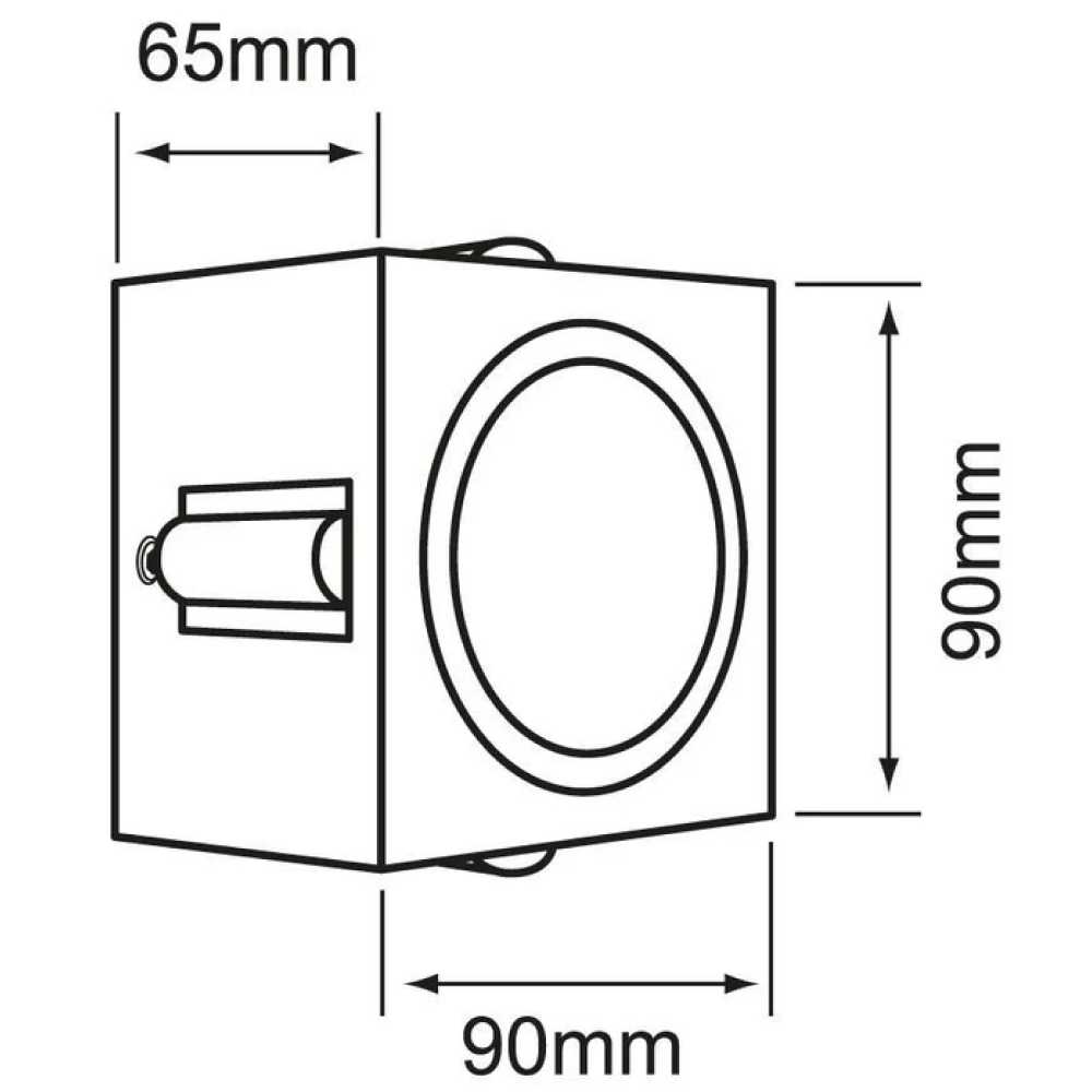 LÁMPARA DE EXTERIOR LED TORCULAR I TECNOLITE PARED ARBOTANTE 10W LUZ SUAVE CÁLIDA IP54 CINCO FUENTES DE LUZ LED INTEGRADO ***HAE2025***