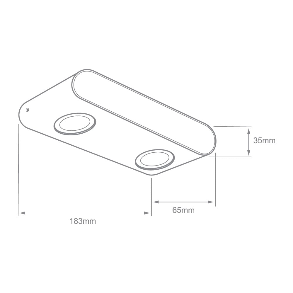 LUMINARIO EXT MURO ARIETIS LED 10W 30K NEGRO