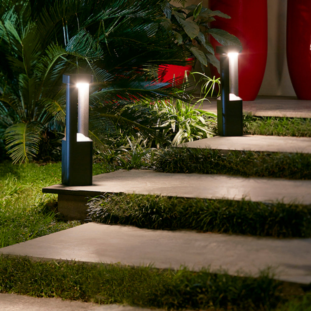 MINI POSTE LED EXTERIOR 50 CM 10 W LUZ CALIDA BRILLANTE IP44 NO ATENUABLE