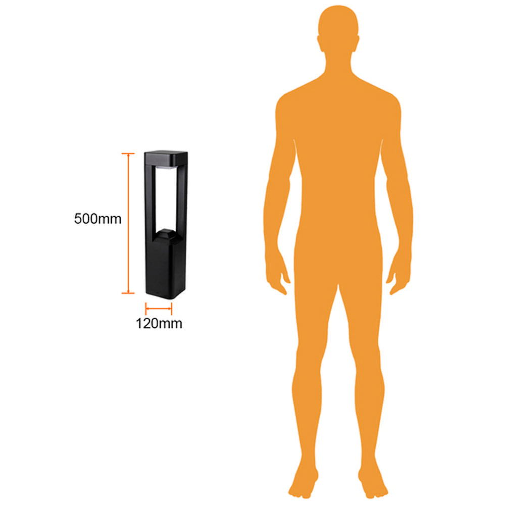 MINI POSTE LED POLIS I TECNOLITE DE EXTERIOR PARA SOBREPONER 10W LUZ SUAVE CÁLIDA