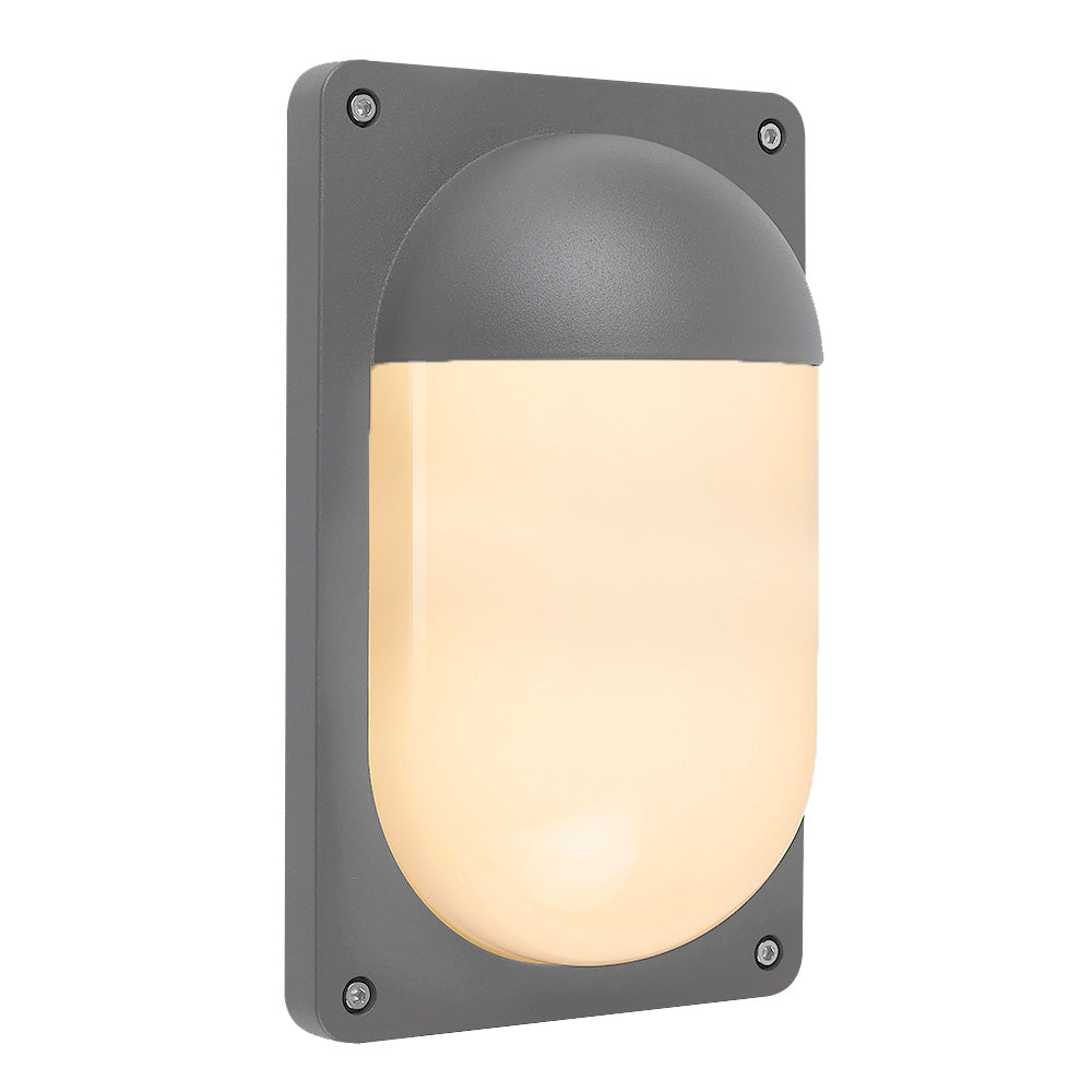 LÁMPARA DE EXTERIOR LED GRUS TECNOLITE PARA SOBREPONER 10.5W LUZ SUAVE CÁLIDA *** EXHIBIDO ***