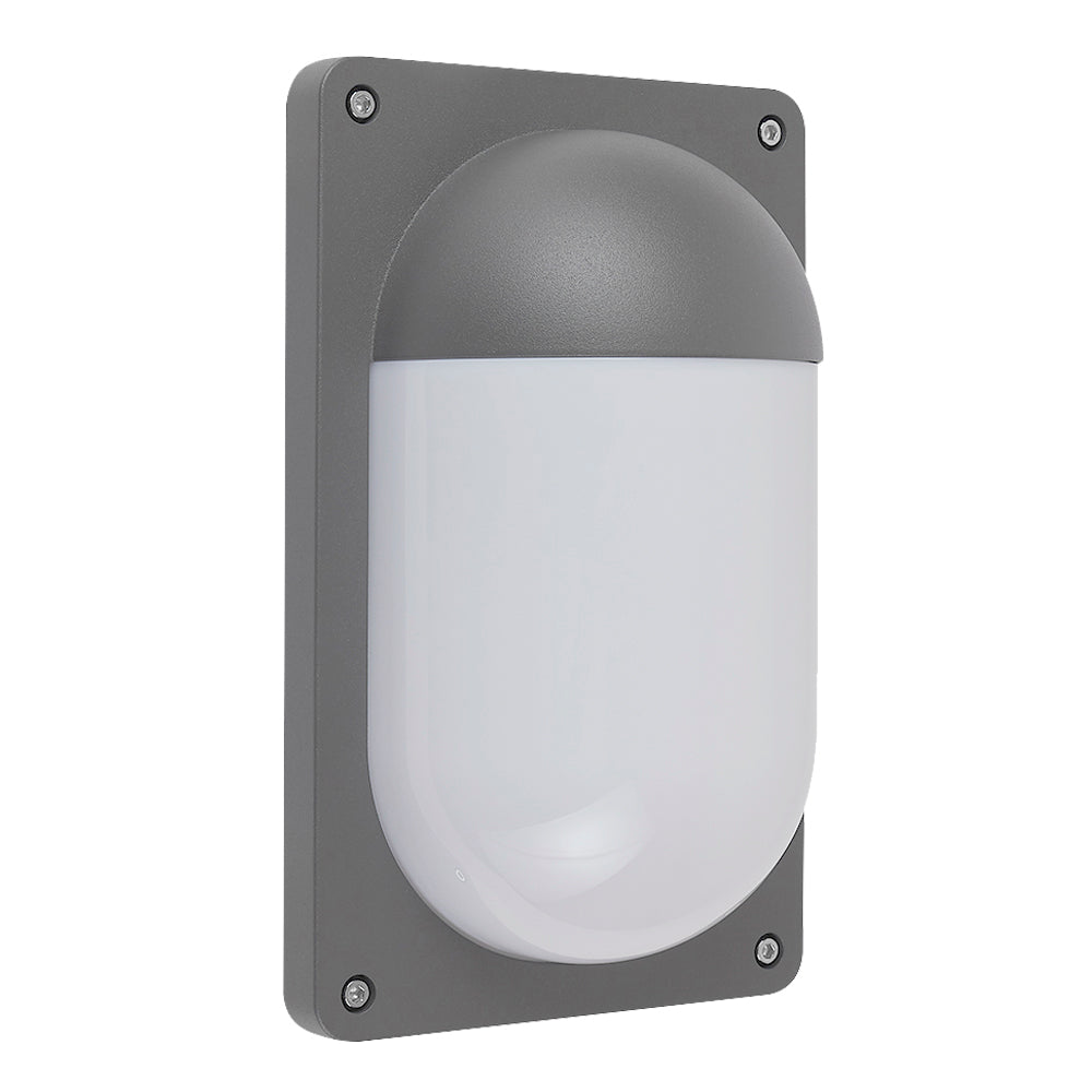 LÁMPARA DE EXTERIOR LED GRUS TECNOLITE PARA SOBREPONER 10.5W LUZ SUAVE CÁLIDA *** EXHIBIDO ***