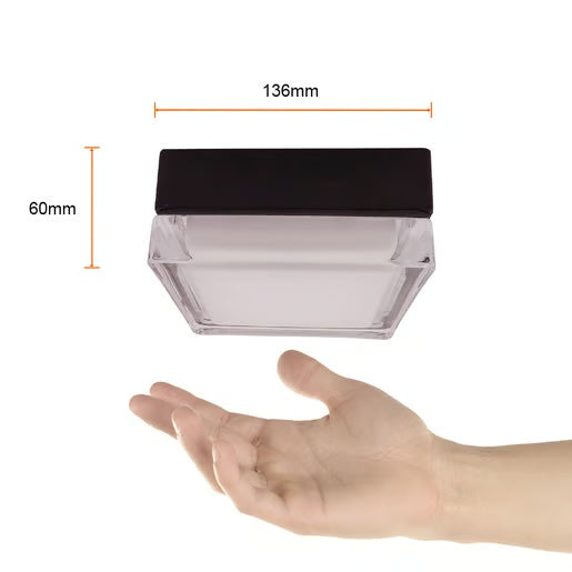 LAMPARA PLAFON/PARED LED 10 W LUZ CALIDA BRILLANTE IP54 IK05 NO ATENUABLE