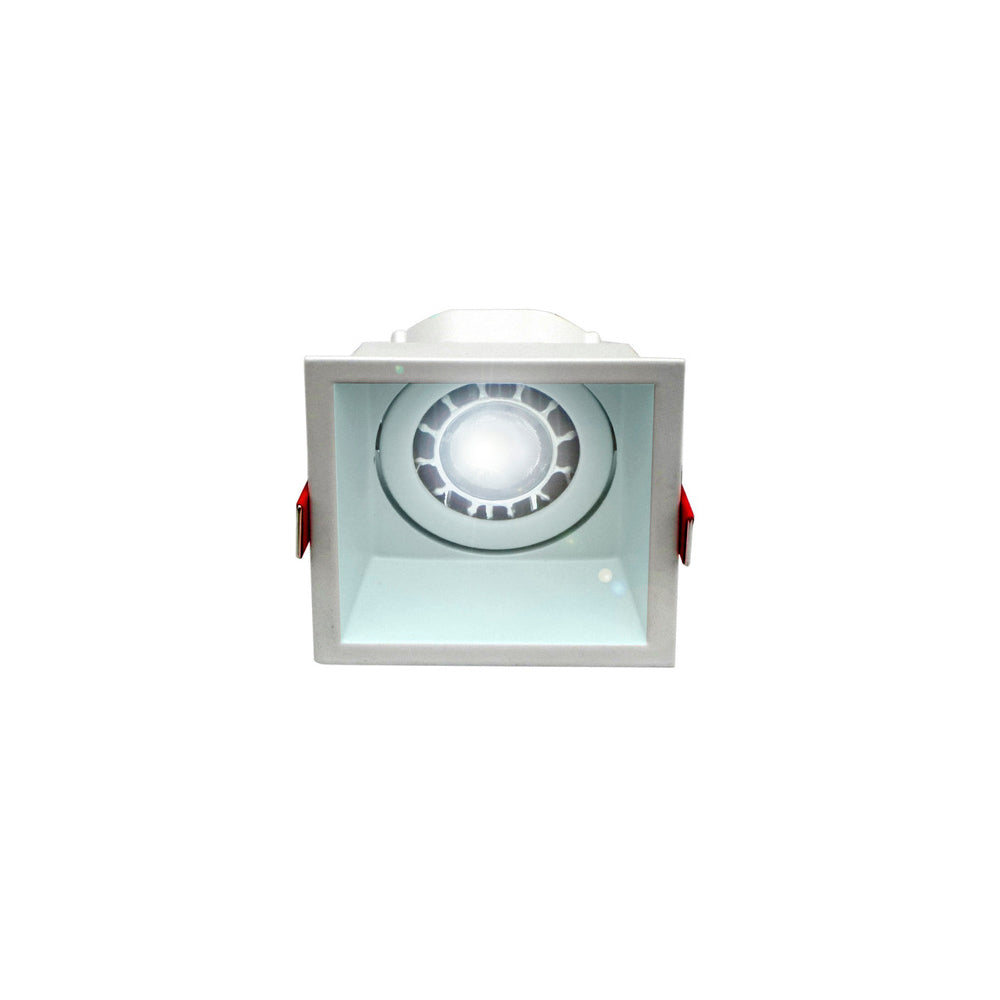 LAMPARA EMPOTRABLE DOWNLIGHT DIRIGIBLE POTENCIA MAX. 60 W BASE GX5.3 FOCO MR16 NO INCLUIDO 10YDC002MVB