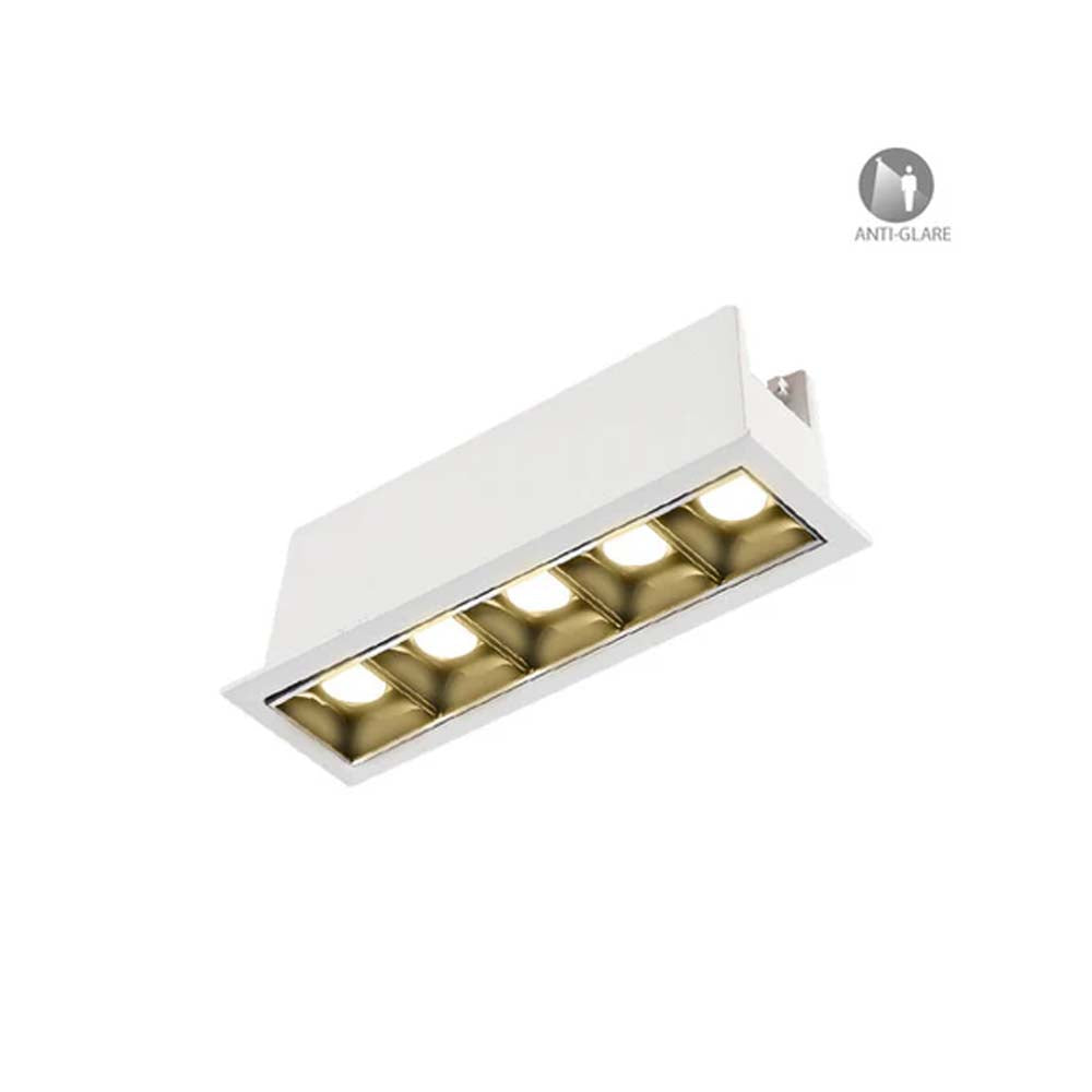 LUM INT EMP TECHO LED 10W100-127V3000K NEGRO MICARE II ***TECNOLITE HAE***