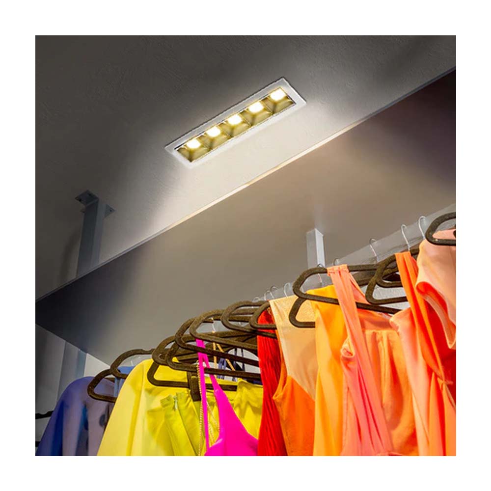 LUM INT EMP TECHO LED 10W100-127V3000K NEGRO MICARE II ***TECNOLITE HAE***