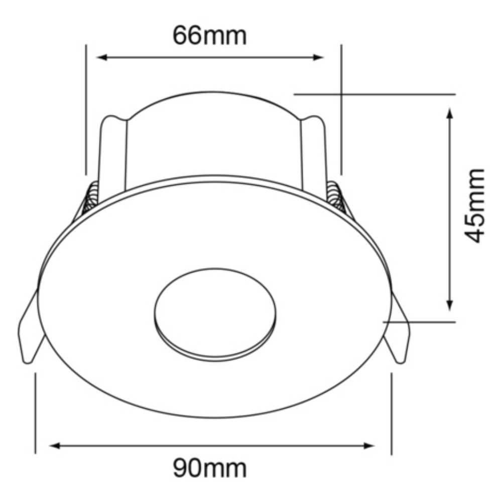 LÁMPARA EMPOTRABLE TECNOLITE SOLARIUM BASE GX5.3