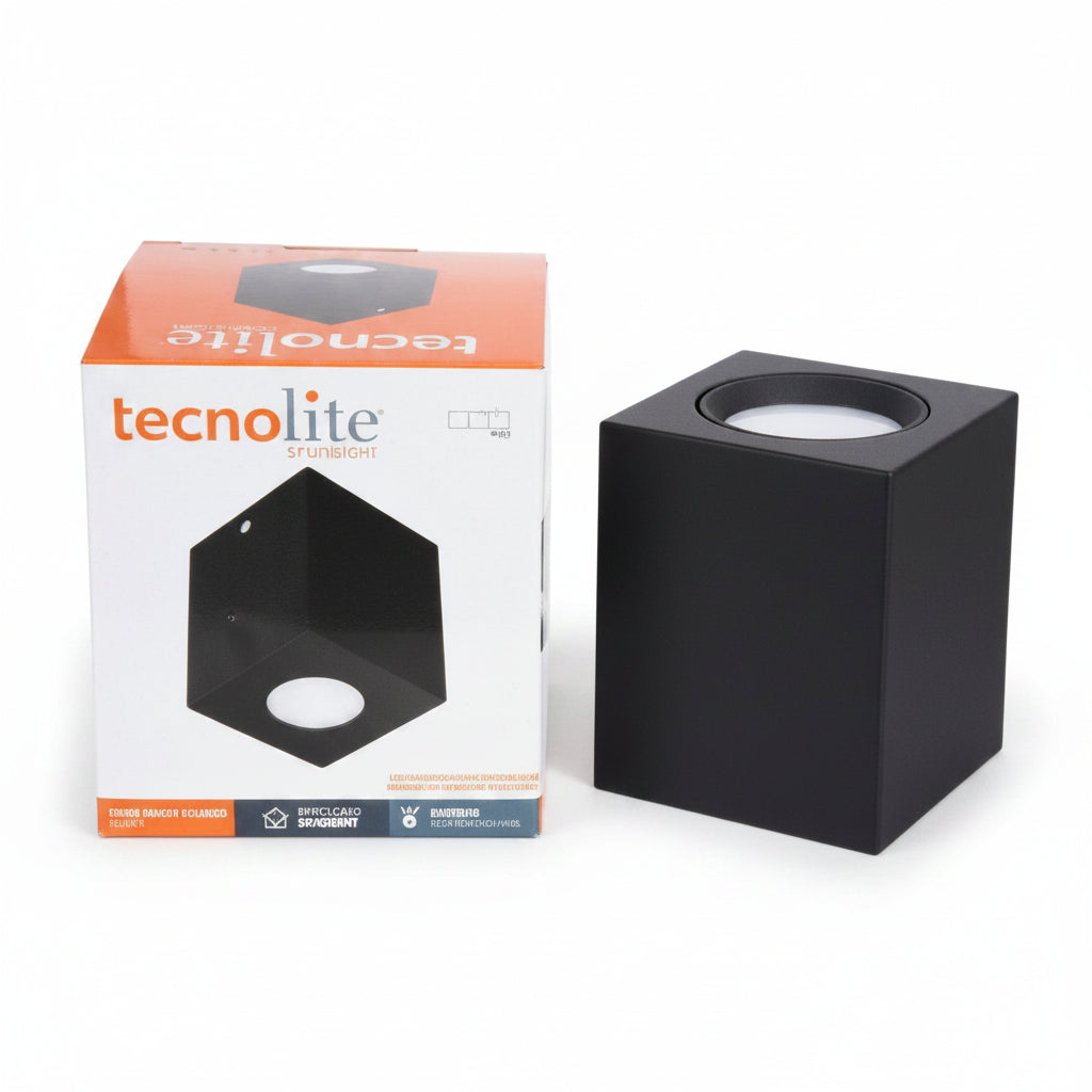 LAMPARA SPOT LED DE SOBREPONER 10 W LUZ CALIDA BRILLANTE DIRIGIBLE NO ATENUABLE