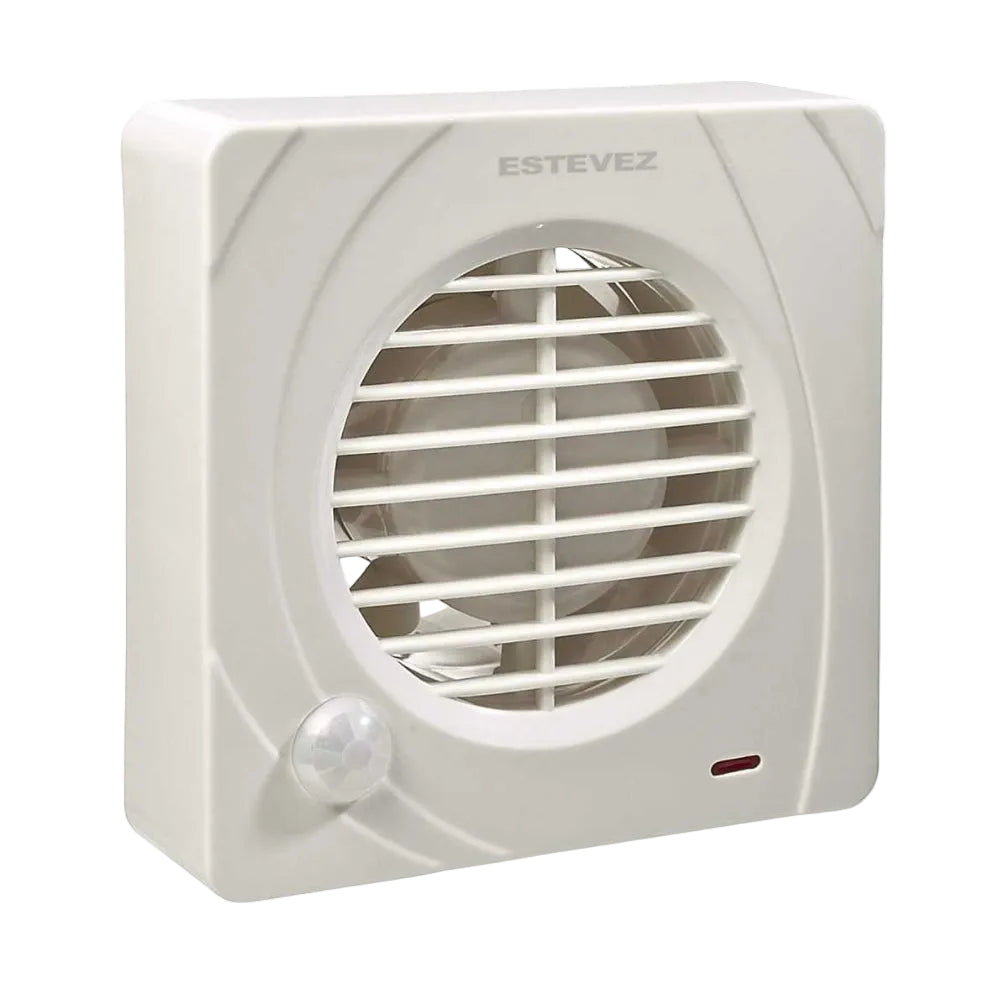 EXTRACTOR RESIDENCIAL CUADRADO C/SENSOR MOV. Y TEMPORIZADOR 4-PG BLANCO *** OFRECER SENSOR 4 ***