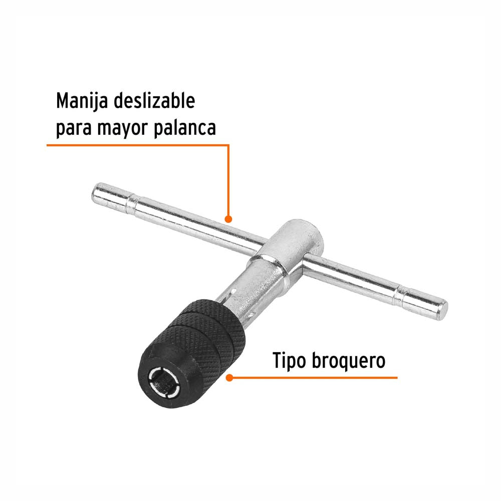 MANERAL EN T PARA MACHUELO 1/2"
