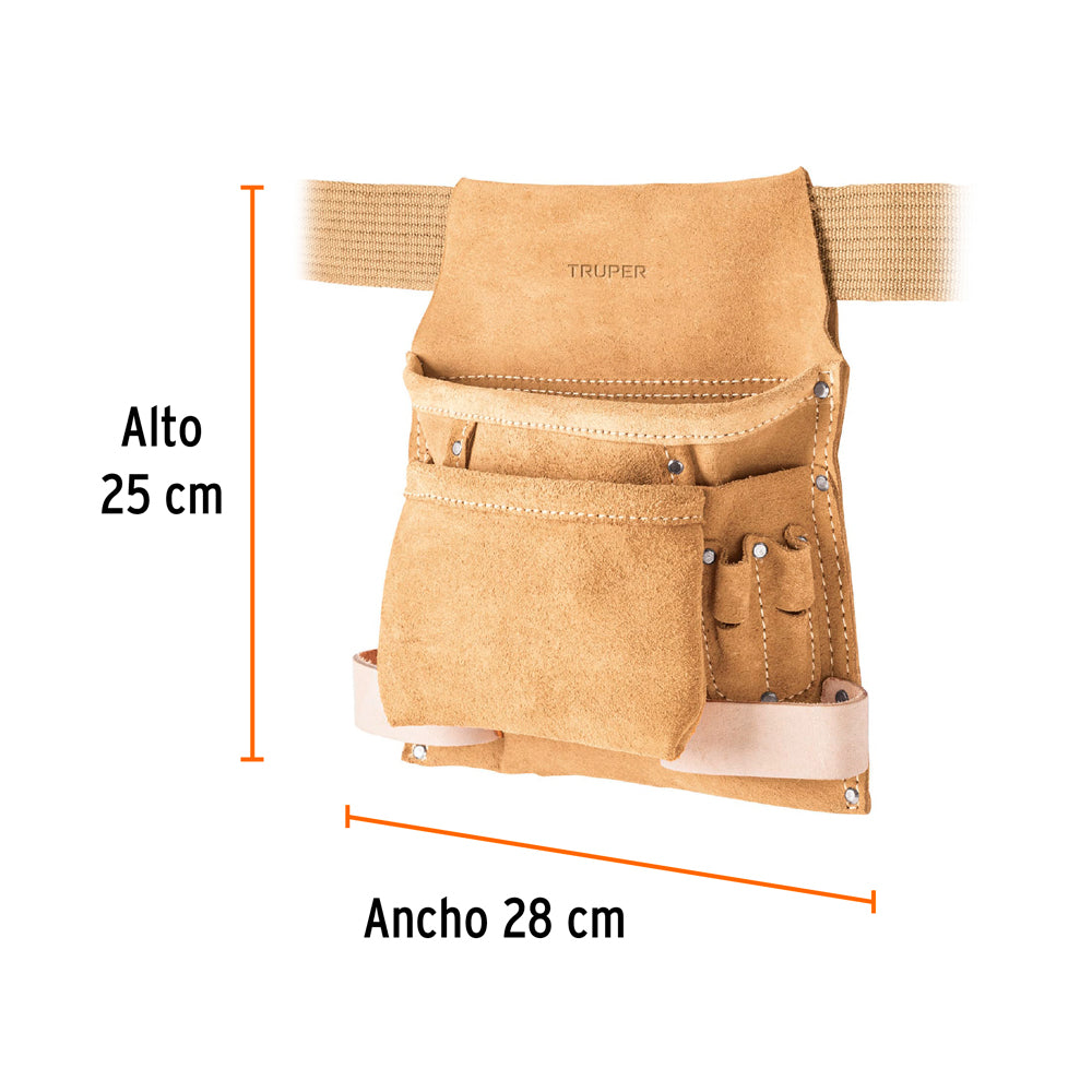 PORTAHERRAMIENTA DE CARNAZA 11533 TRUPER CONSTRUCCION