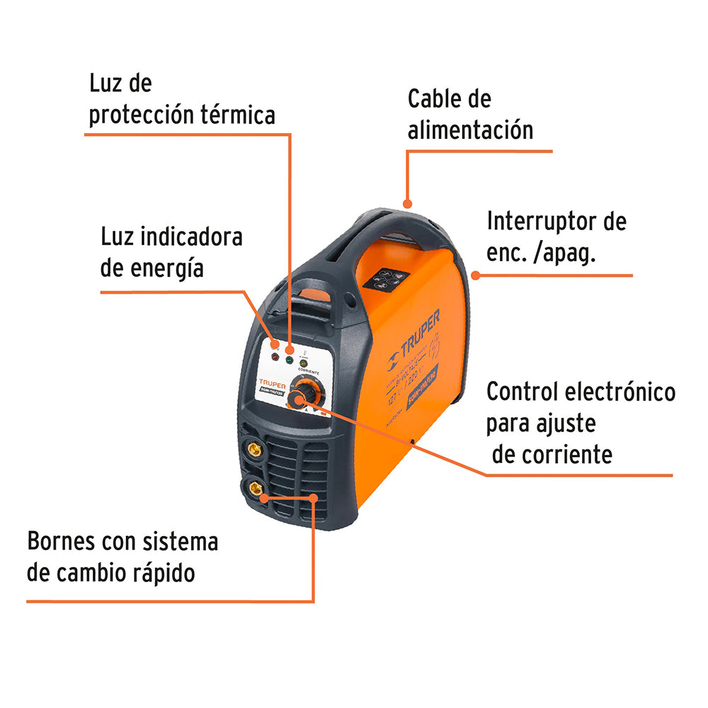 SOLDADORA INVERSORA 130A 127/220V SOIN-110/130 TRUPER
