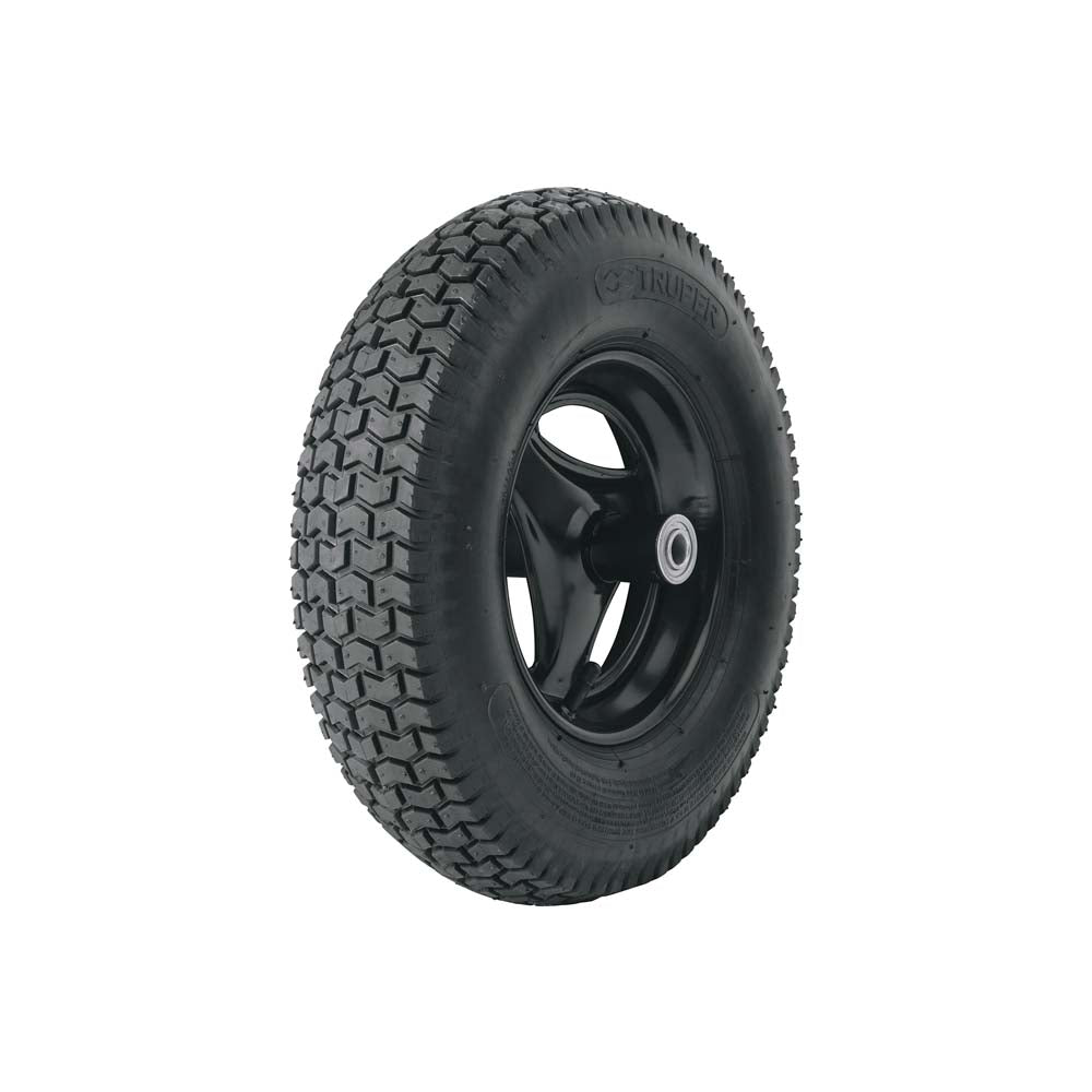 LLANTA COMPLETA NEUMATICA 16' INCLUYE EJE Y BALEROS