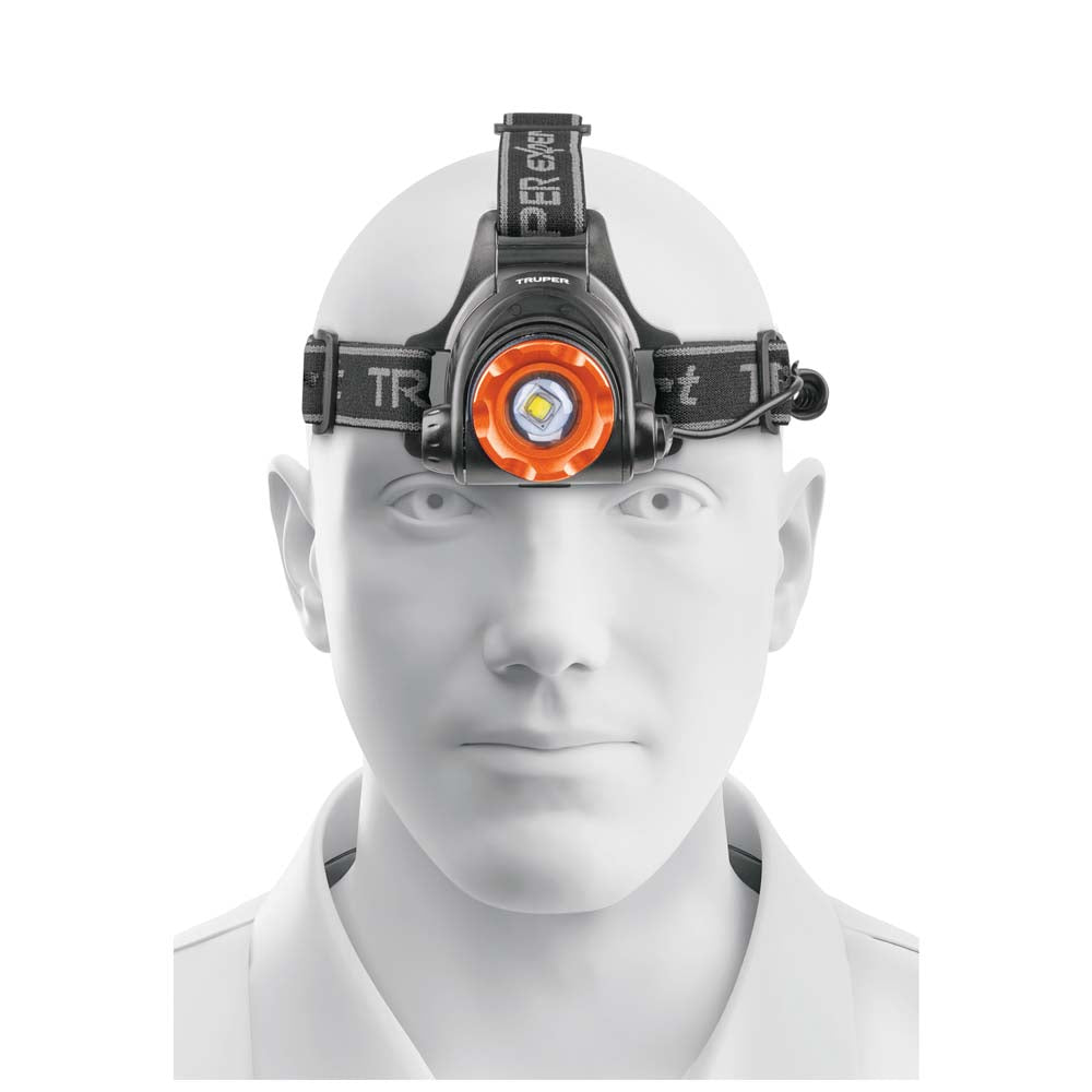 LINTERNA DE MINERO 1 LED 800 LM DE 4 PILAS AA TRUPER EXPERT TRUPER