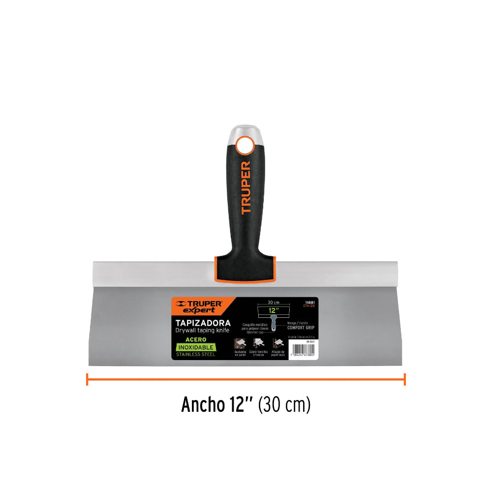 ESPATULA TAPIZADORA 12" TRUPER EXPERT