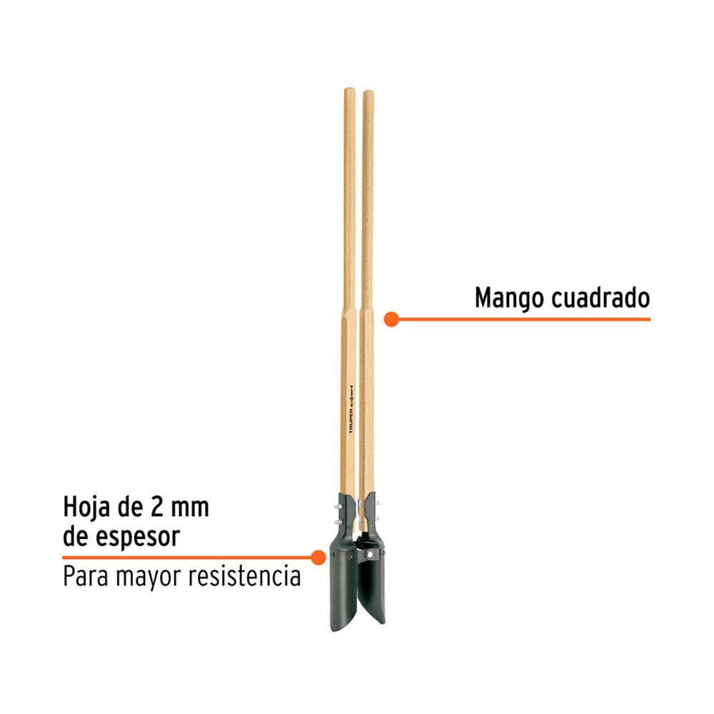 CAVADOR HERCULES MANGO 48" DE MADERA MCA TRUPER CONSTRUCCION