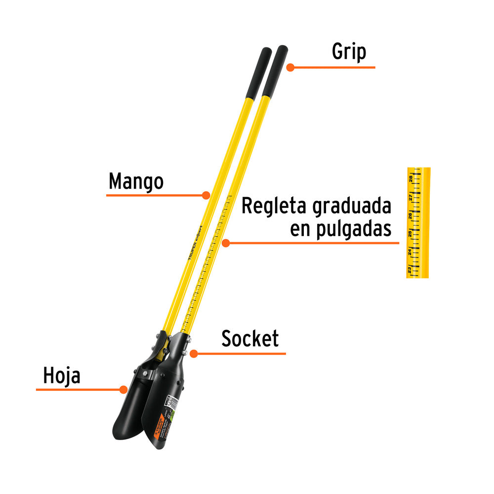 CAVADOR MANGO FIBRA DE VIDRIO 48" TRUPER