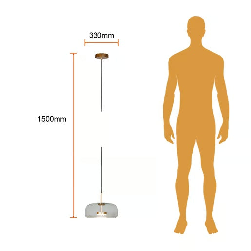 LUMINARIO INT LED 11.5W 100-240V 640LM 30K DRO