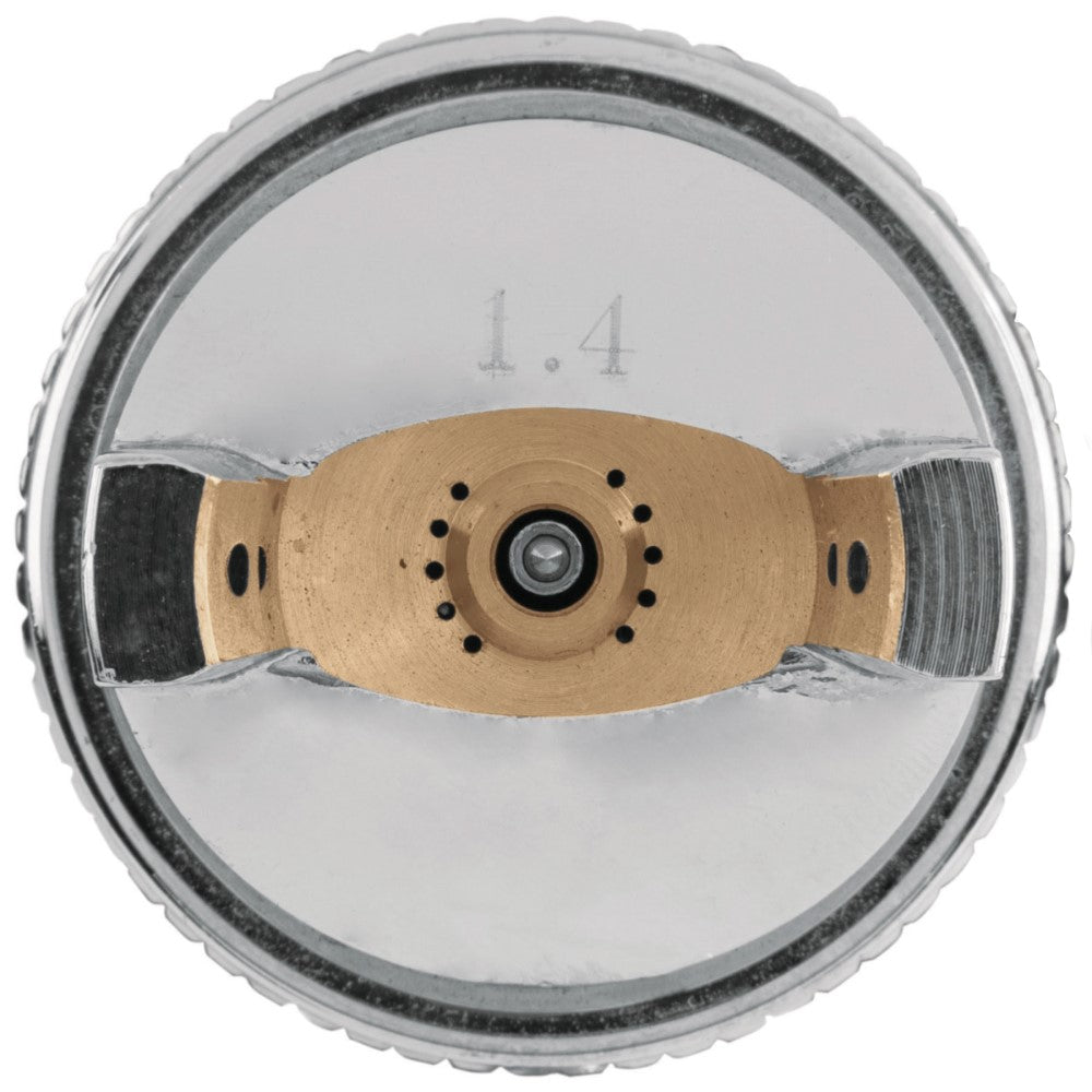 PISTOLA P/PINTARGRAVEDAD HVLPVASO PLASTICO BOQUILLA 1.4MM MCA TRUPER *** OFRECER PPG ***