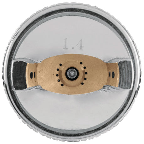 PISTOLA P/PINTARGRAVEDAD HVLPVASO PLASTICO BOQUILLA 1.4MM MCA TRUPER *** OFRECER PPG ***