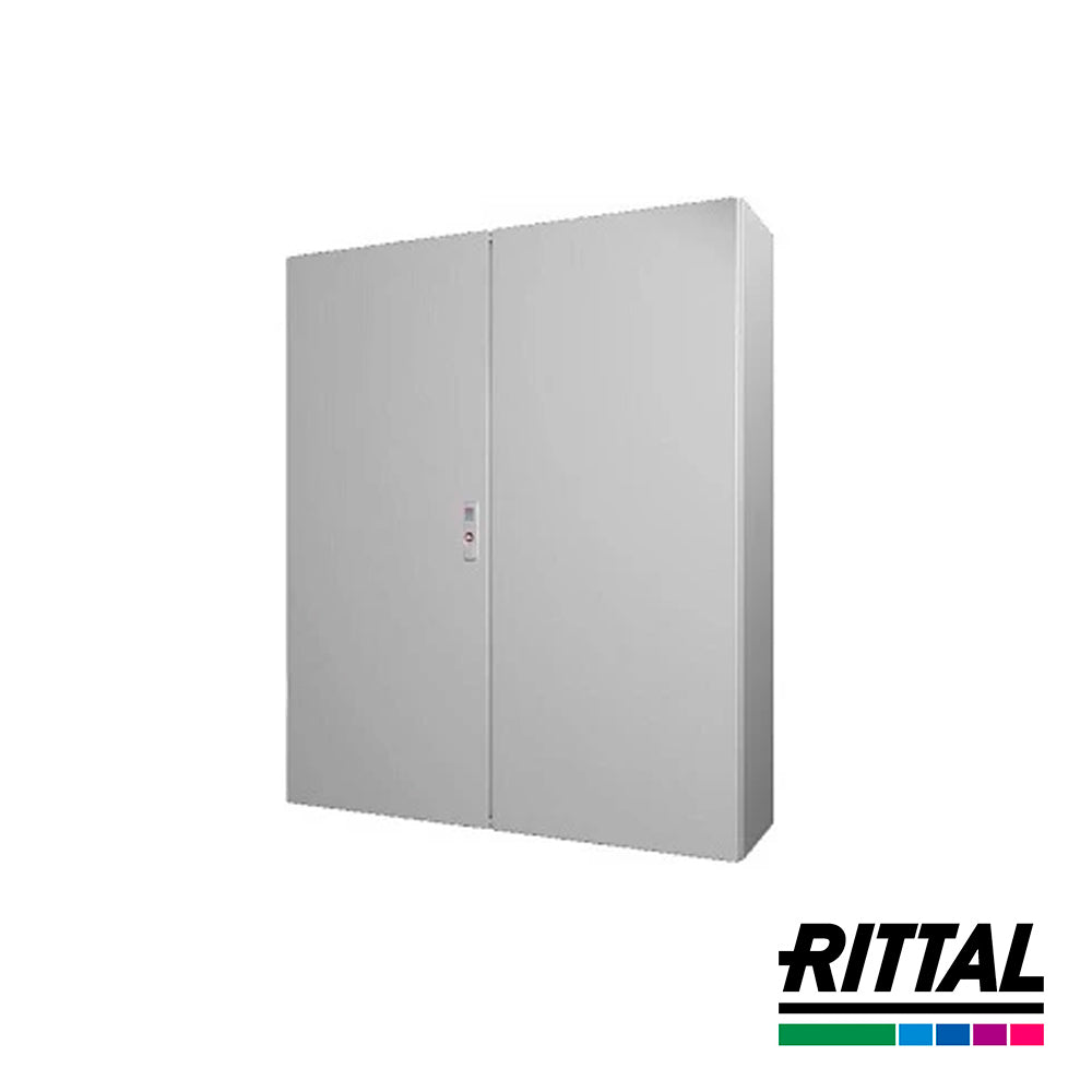 AX ARMARIO COMPACTO METÁLICO 1200X1000X300 RAL7035 STANDARD CON PLACA DE MONTAJE 2 PUERTAS IP55 NEMA12