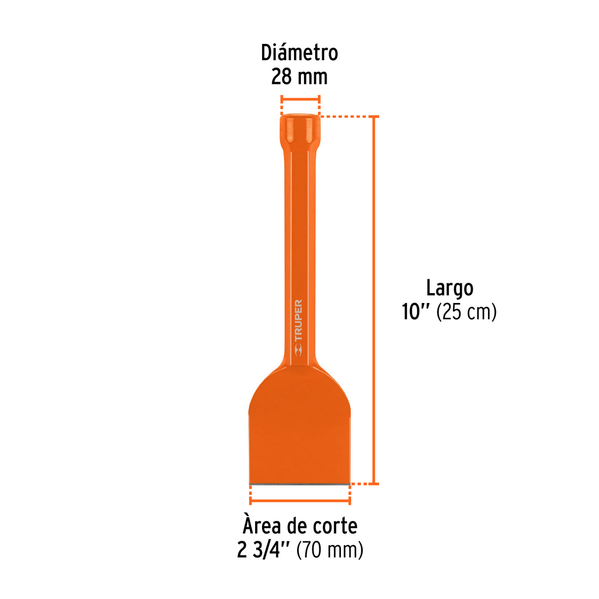 CINCEL LADRILLERO 2-3/4 X 10"