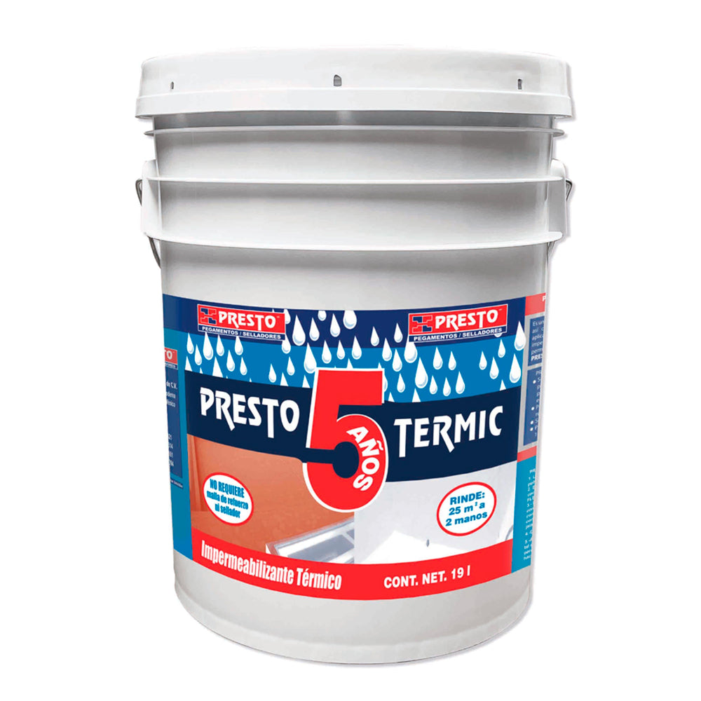 IMPER PRESTOTERMIC 5 AÑOS TERRACOTA 19L ***HAE *** OFRECER 002605-6 ***