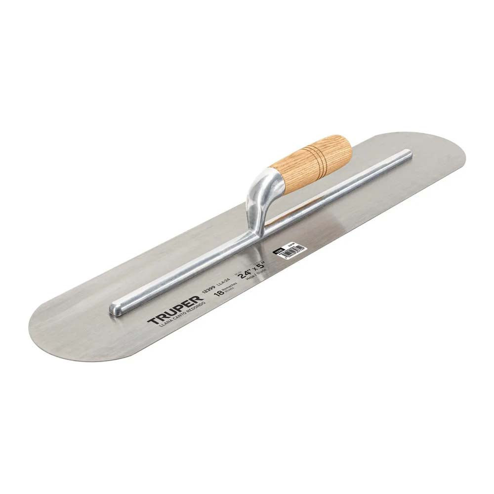 LLANA CANTO REDONDO 24"X 5"CON MAGO DE MADERA LLA-24 MCA TRUPER