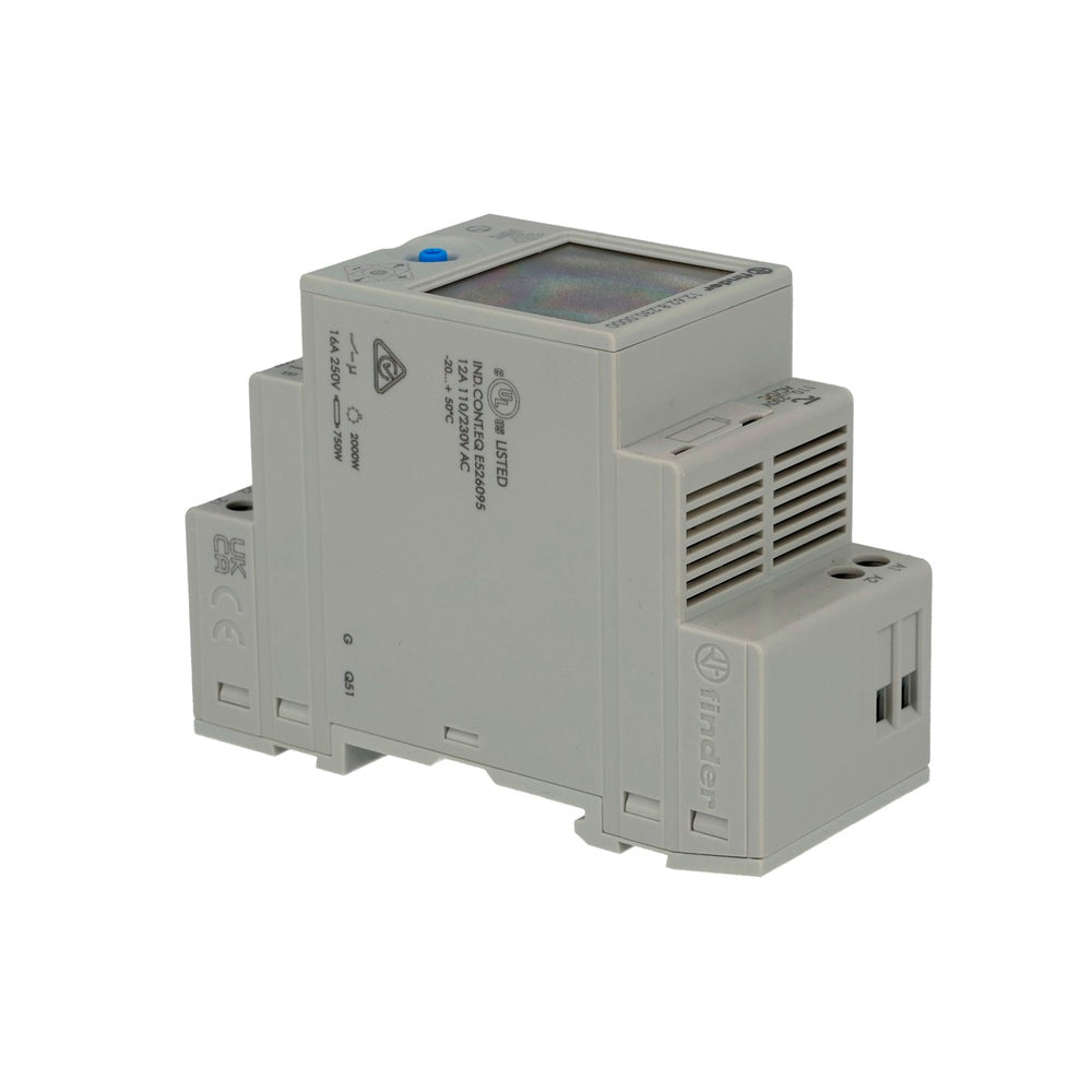 INTERRUPTOR HORARIO DIGITAL TIPO 12.62 1CC 16A. ON/OFF FINDER