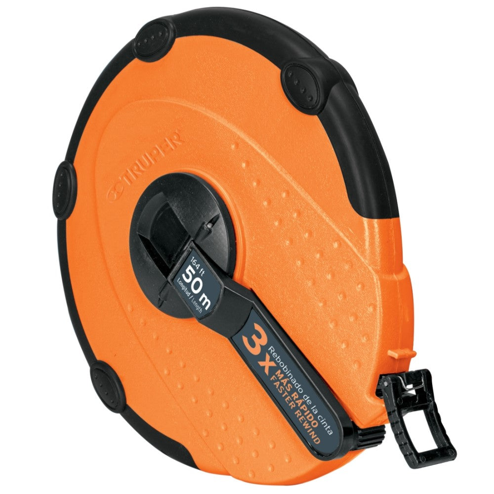 CINTA DE FIBRA DE VIDRIO C/ CARCASA DE PLASTICO 50MTS MCA TRUPPER