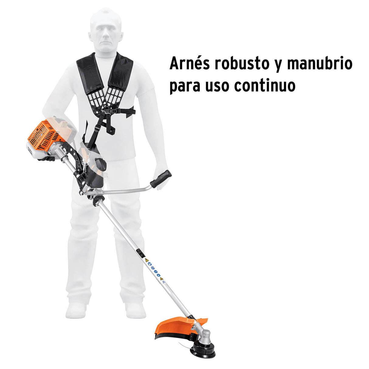 DESMALEZADORA GASOLINA 63CC MANGO BICI 17" CORTE DES-63 12671