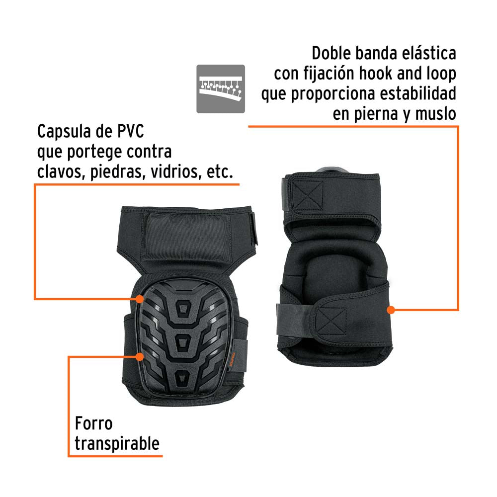 RODILLERAS PROFESIONALES DE PVC ROD-X MCA TRUPER