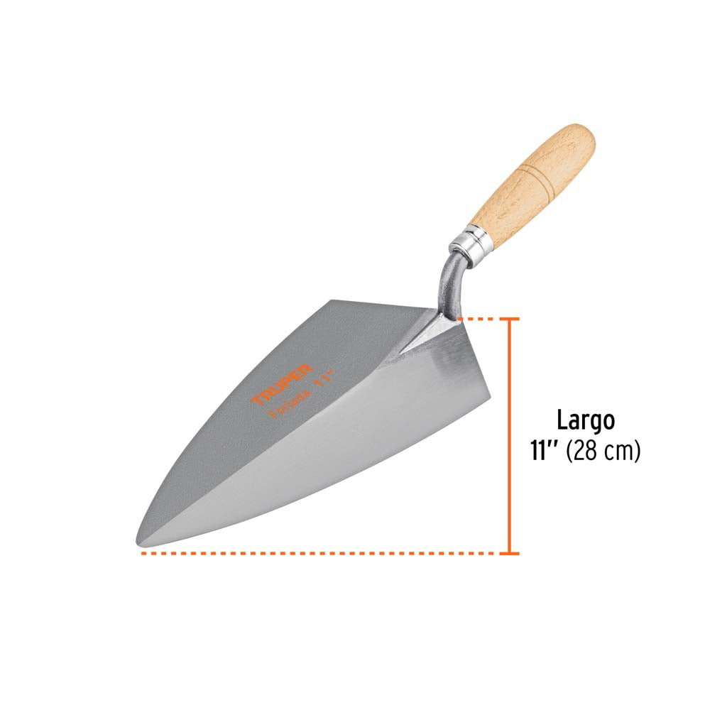 CUCHARA PARA ALBAÑIL TIPO FILADELFIA 11" MCA TRUPER CONSTRUCCION *** OFRECER CFP11 ***